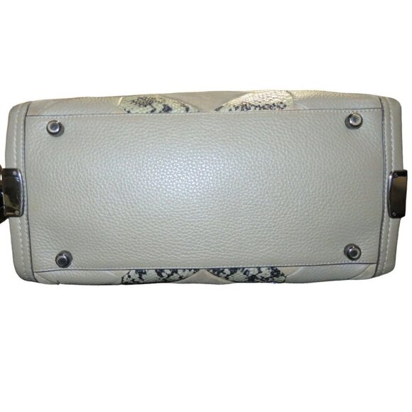 COACH Swagger Set 27 Patchwork Exotic Python Embossed Mixed Leather Satchels - Picture 7 of 16